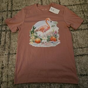 Jordan Flamingo Graphic Tee - Pink
